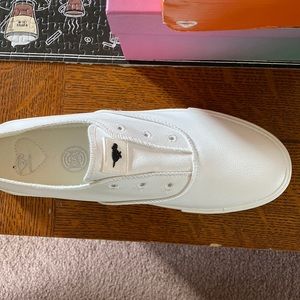 Rocket Dog White Slip Ons